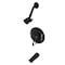 Kingston Brass Tub and Shower Faucet, 3, Wall Mount, Oil Rubbed Bronze KB46350DFL - alternate 1